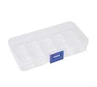 Este organizador compacto de plástico es el complemento perfecto para tu colección de suministros de manualidades (10 compartimentos)