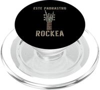 Este Padrastro Rockea Mano de Esqueleto Music Rock Guitar PopSockets PopGrip para MagSafe