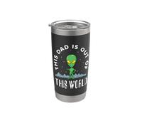 Este papá está fuera de este mundo Alien Lover Día del Padre Vaso térmico de acero inoxidable de doble pared