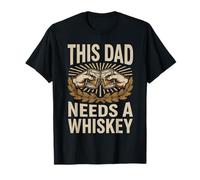 Este papá Necesita un Whisky Divertida Barbacoa para el día Camiseta
