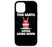 Este Papá Noel ama IR Abajo Divertido Navidad Adulto Humor Meme Carcasa para iPhone 12/12 Pro