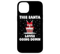 Este Papá Noel ama IR Abajo Divertido Navidad Adulto Humor Meme Carcasa para iPhone 14 Plus