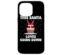 Este Papá Noel ama IR Abajo Divertido Navidad Adulto Humor Meme Carcasa para iPhone 14 Pro MAX