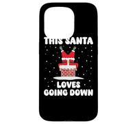 Este Papá Noel ama IR Abajo Divertido Navidad Adulto Humor Meme Carcasa para iPhone 15 Pro