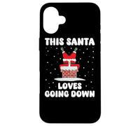 Este Papá Noel ama IR Abajo Divertido Navidad Adulto Humor Meme Carcasa para iPhone 16 Plus