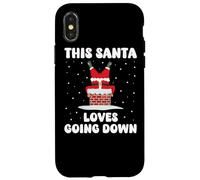Este Papá Noel ama IR Abajo Divertido Navidad Adulto Humor Meme Carcasa para iPhone X/XS