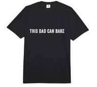 Este papá Puede Hornear Divertido horneando a Dad Baker Comfort Colors Adult Heavyweight T-Shirt