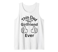 Este papá Tiene la Mejor Novia de Todos los Tiempos diversión de unión Familiar Camiseta sin Mangas