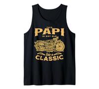 Este Papi no es viejo, es un motor de moto clásico y divertido Camiseta sin Mangas
