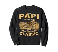 Este Papi no es viejo, es un motor de moto clásico y divertido Sudadera