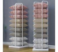 Este Paquete de 2 Soportes de exhibición de Almohadas Independientes, Cuadrados y Decorativos, Son Ideales para Tiendas, dormitorios y Salas de Estar, y sirven como Estante de Almacenamiento