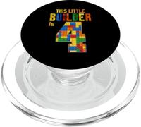 Este pequeño Constructor es 4 Bloques de construcción para niños de 4º cumpleaños PopSockets PopGrip para MagSafe