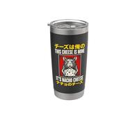 Este queso es mío Es queso nacho Vaso térmico de acero inoxidable de doble pared