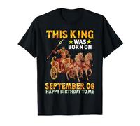 Este Rey Nació En Septiembre 06 Feliz Cumpleaños para Mí Tú Camiseta