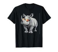 Este rinoceronte conoce el estilo con su disfraz de gafas de Camiseta