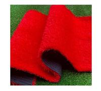 Este Rollo de césped Artificial de 59x157 Pulgadas es una Alfombra de césped sintético para Patio, jardín y paisajismo, con un diseño Realista en Color Rojo Intenso, Ideal para Uso en exteri