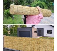 Este Rollo de Valla de privacidad Natural para Patio Trasero - Pantalla de Valla de bambú, 4,3 x 11 pies (131 x 335 cm) - Ideal para la decoración de Jardines, Patios, restaurantes y hoteles