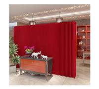 Este Separador de ambientes Rojo retráctil de Papel y Pantallas de privacidad Plegables para Interiores es una Pared Decorativa Ideal para el hogar, la Oficina, la Empresa o la Tienda de rop