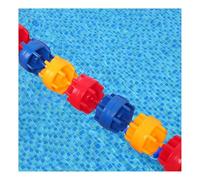Este Separador de carriles de Seguridad para Piscinas Incluye una Cuerda Flotante de Seguridad de 6 Metros (20 pies) y un Kit de flotadores. El Separador de Extremo Poco Profundo Viene Preen