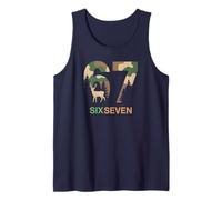 Este Sigma 67 Cazador Campamento Cazador Venados Argot Seis Siete Cerebro Camiseta sin Mangas