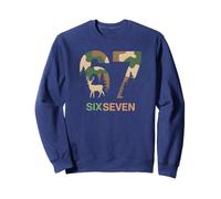 Este Sigma 67 Cazador Campamento Cazador Venados Argot Seis Siete Cerebro Sudadera