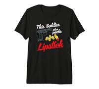 Este Soldador TAMBIÉN Embalaje Lipstick Camiseta Premium