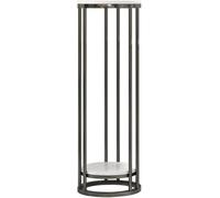 Este Soporte Alto para Plantas de Interior es Ideal para la Sala de Estar, y también Sirve como Estante o Soporte de Metal Moderno para macetas en el balcón.