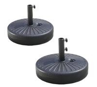 Este Soporte de Base para sombrilla de Patio de 1 Pieza es un Soporte de Base Redondo Resistente para sombrilla.