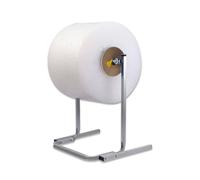 Este Soporte dispensador Manual para Rollos de plástico de Burbujas, con fácil reemplazo de la película, es Ideal para el Embalaje, manipulación y Transporte.