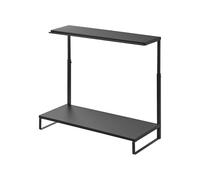 Este Soporte eleva el Monitor a una Altura cómoda y Ofrece Espacio de Almacenamiento en Dos Niveles. La repisa Superior Dispone de una Ranura