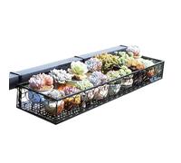 Este Soporte para Plantas de Hierro Forjado para balcón, Ideal para alféizares de Ventanas Interiores y Exteriores, se Puede Colgar en barandillas o como macetero Colgante. Es un Estante par