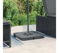 Este Soporte Rectangular para sombrilla, con Base de Acero Blanco para mástiles de 32/38/48 mm de diámetro y un Peso de 25 kg, es Ideal para Exteriores, Patios, Jardines y Balcones.