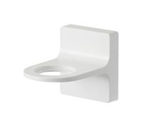 Este soporte se fija a la pared con el gancho adhesivo incluido y ofrece un almacenamiento estable y fiable. Tiene espacio para un dispensador de jabón y mantiene el área del lavabo limpia y ordenada.
