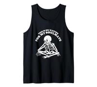 Este Soy YO Esperando MI Alma Halloween Esqueleto Meme Camiseta sin Mangas