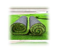 Este tapete de césped sintético, Rollo de césped Artificial Resistente de 1x10 m - Césped Artificial Realista para césped de Alto tránsito, paisajismo, Patio, jardín, área de Juegos, Apto pa