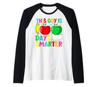 Este Tipo es 100 días más Inteligente Camiseta Manga Raglan