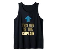 Este tipo es el capitán navegante Capitán Marinero navegante Camiseta sin Mangas