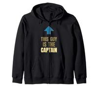 Este tipo es el capitán navegante Capitán Marinero navegante Sudadera con Capucha