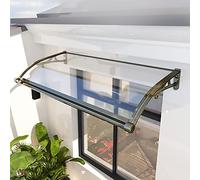 Este toldo Impermeable para Puertas Exteriores de 80x200 cm es una Cubierta Duradera para porches Que Ofrece protección contra la Lluvia, Ideal para Puertas Delanteras/traseras, Ventanas, ba