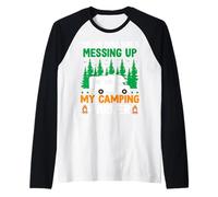 Este Trabajo Seguro está arruinando mi Carrera de Campamento Camiseta Manga Raglan
