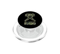 Este trombonista fue Creado para adorar al trombón Cristiano PopSockets PopGrip para MagSafe