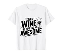 Este Vino me Hace increíble Amante del Vino Divertido Camiseta