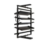 Este Zapatero Ajustable de Cinco Niveles con rotación de 360° es un Armario para Zapatos de Gran Capacidad Que Ahorra Espacio, lo Que lo Convierte en una opción Ideal para el hogar y el Arma