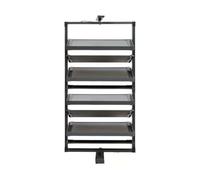 Este Zapatero Giratorio de 360°, el Armario extraíble Ajustable para Zapatos de aleación de Aluminio y el Zapatero de 8 Niveles Que Ahorra Espacio Son Ideales para el hogar y el Armario.