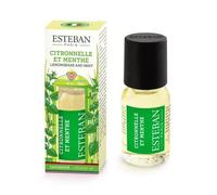 Esteban Citronelle et Menthe - Concentrado de perfume, esencia hidrosoluble para difusores eléctricos, 15 ml