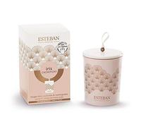 Esteban Paris - Vela decorativa perfumada recargable IRIS CACHEMIRE 170 g con tapón de cerámica.