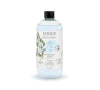 Esteban - Recarga de fragancia de 500 ml - Aroma de algodón blanco - Recarga para ramo o ambientador - Refinamiento interior - 6 meses de fragancia - Alcohol vegetal - Botella reciclable