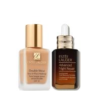Estee Lauder Double Wear Stay-in-Place Makeup & Advanced Night Repair Serum Bundle (Various Shades) - 2C2 Pale Almond