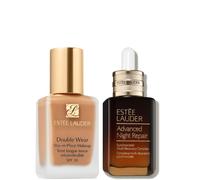 Estee Lauder Double Wear Stay-in-Place Makeup & Advanced Night Repair Serum Bundle (Various Shades) - 2C3 Fresco