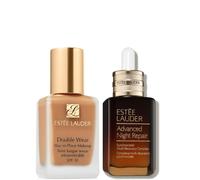 Estee Lauder Double Wear Stay-in-Place Makeup & Advanced Night Repair Serum Bundle (Various Shades) - 3W2 Cashew